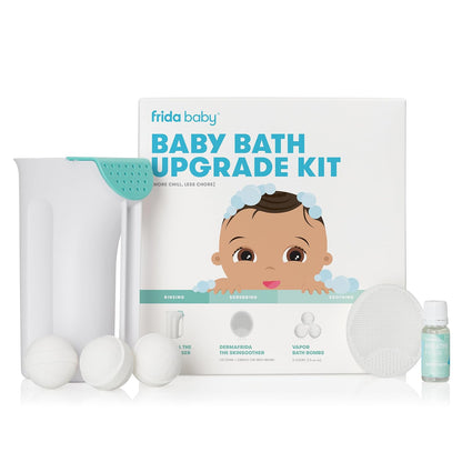 Baby Control The Flow Bath Rinse Cup, Tear Free Rinser to Wash Hair and Body with Easy Grip Handle and Removable Rain Shower, Made in USA