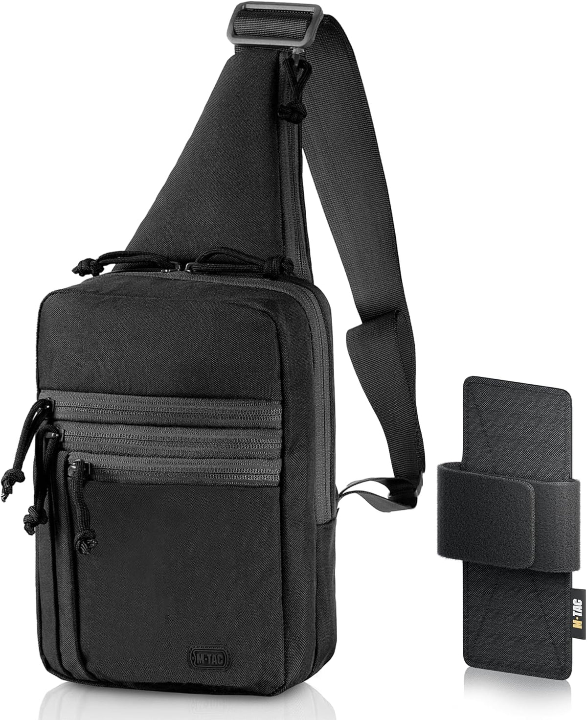 CCW Sling Bag for Men & Women - EDC Shoulder Bag Tactical - Crossbody Concealed Carry Bag - Mens Chest Pack (Olive Loop Panel)