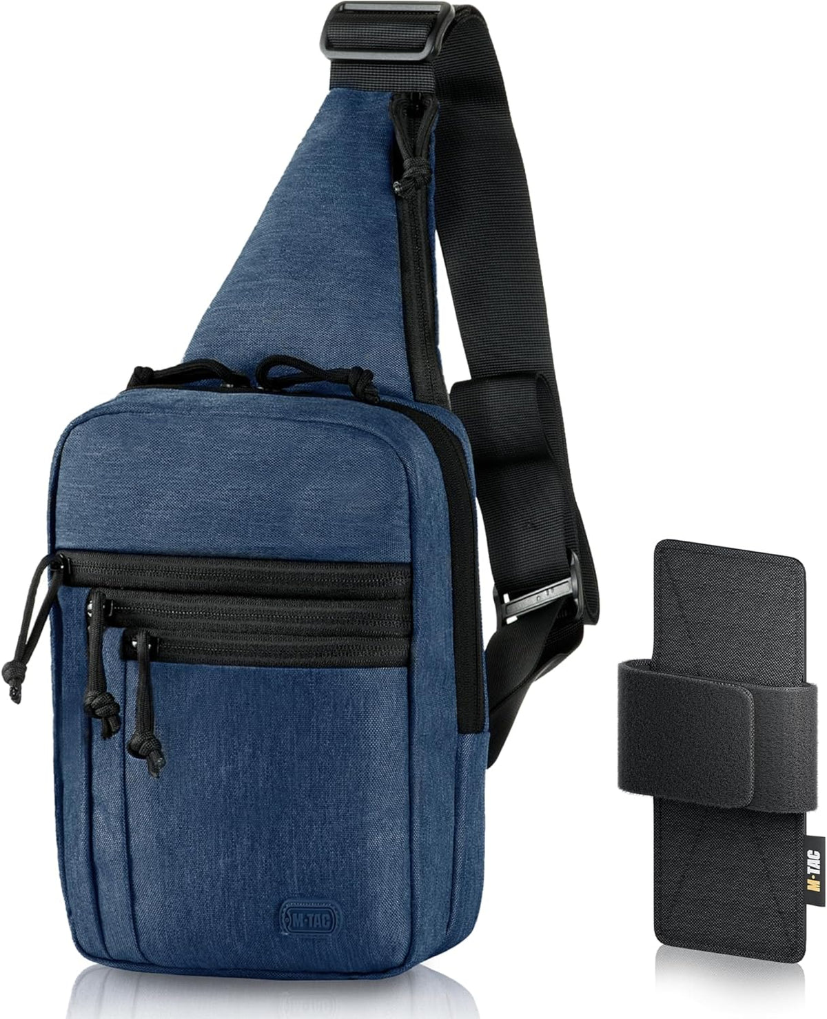 CCW Sling Bag for Men & Women - EDC Shoulder Bag Tactical - Crossbody Concealed Carry Bag - Mens Chest Pack (Olive Loop Panel)
