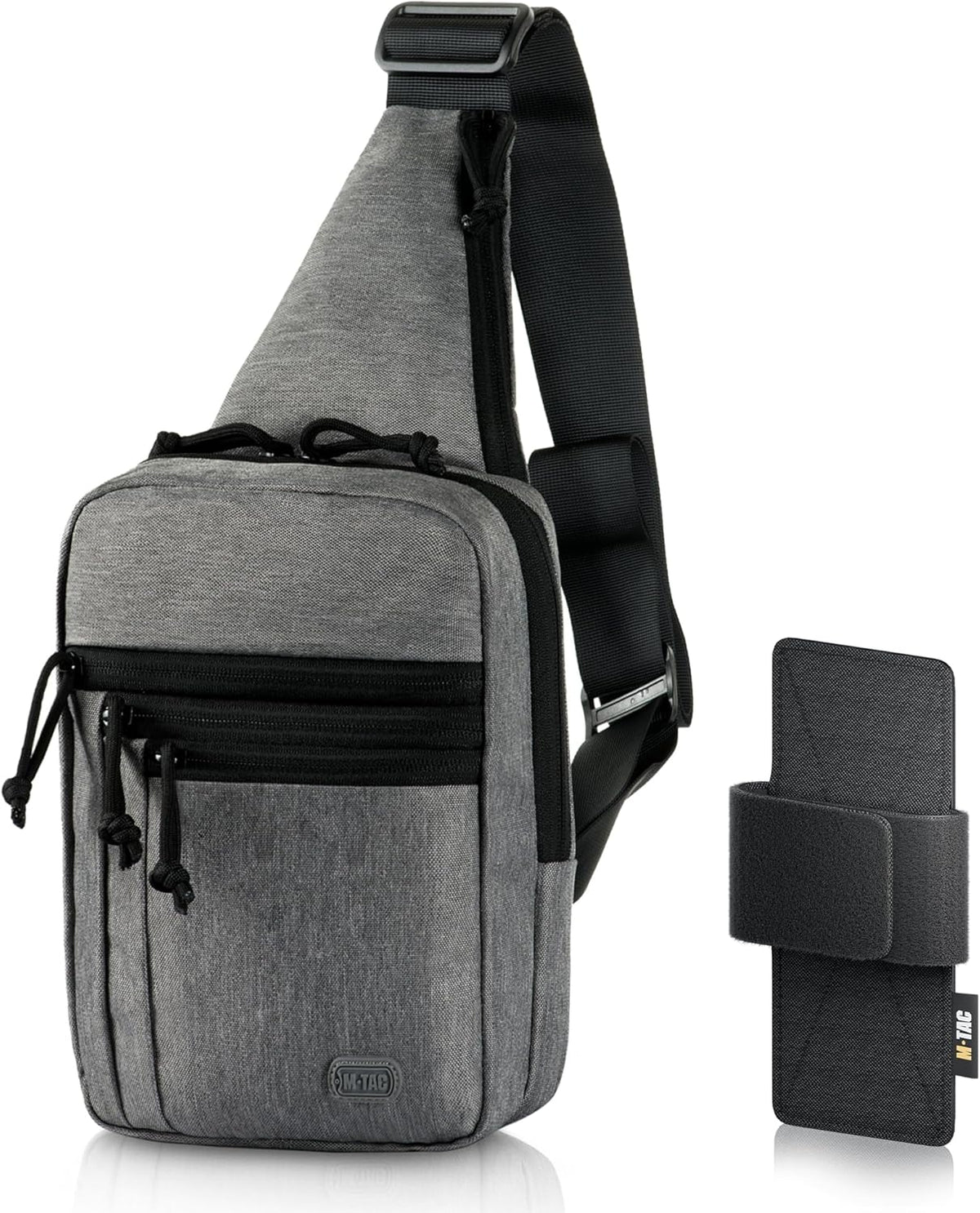 CCW Sling Bag for Men & Women - EDC Shoulder Bag Tactical - Crossbody Concealed Carry Bag - Mens Chest Pack (Olive Loop Panel)