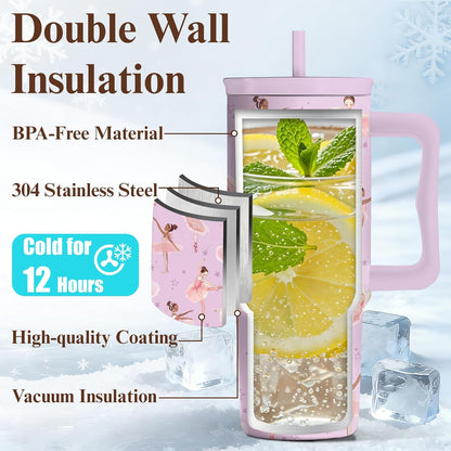 Gifts for Women Employees from Boss - Difference Maker Tumbler 40oz with Handle and Straw, Female Employee Appreciation Gift, Thank You Tumbler for Women, Staff Christmas Gift