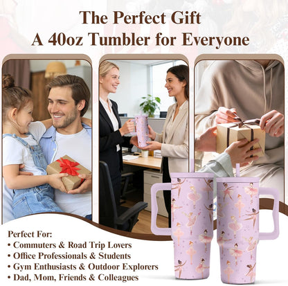 Gifts for Women Employees from Boss - Difference Maker Tumbler 40oz with Handle and Straw, Female Employee Appreciation Gift, Thank You Tumbler for Women, Staff Christmas Gift