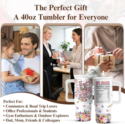 Gifts for Women Employees from Boss - Difference Maker Tumbler 40oz with Handle and Straw, Female Employee Appreciation Gift, Thank You Tumbler for Women, Staff Christmas Gift