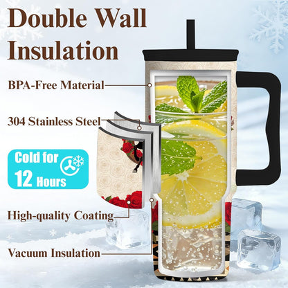 Gifts for Women Employees from Boss - Difference Maker Tumbler 40oz with Handle and Straw, Female Employee Appreciation Gift, Thank You Tumbler for Women, Staff Christmas Gift