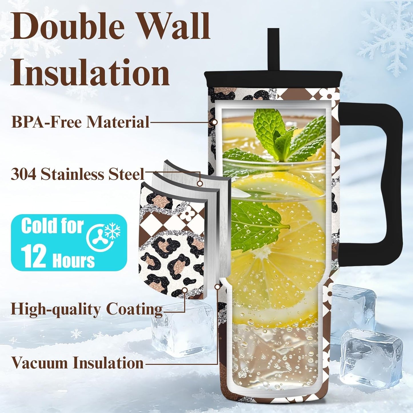 Gifts for Women Employees from Boss - Difference Maker Tumbler 40oz with Handle and Straw, Female Employee Appreciation Gift, Thank You Tumbler for Women, Staff Christmas Gift