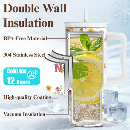 Gifts for Women Employees from Boss - Difference Maker Tumbler 40oz with Handle and Straw, Female Employee Appreciation Gift, Thank You Tumbler for Women, Staff Christmas Gift