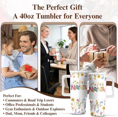 Gifts for Women Employees from Boss - Difference Maker Tumbler 40oz with Handle and Straw, Female Employee Appreciation Gift, Thank You Tumbler for Women, Staff Christmas Gift
