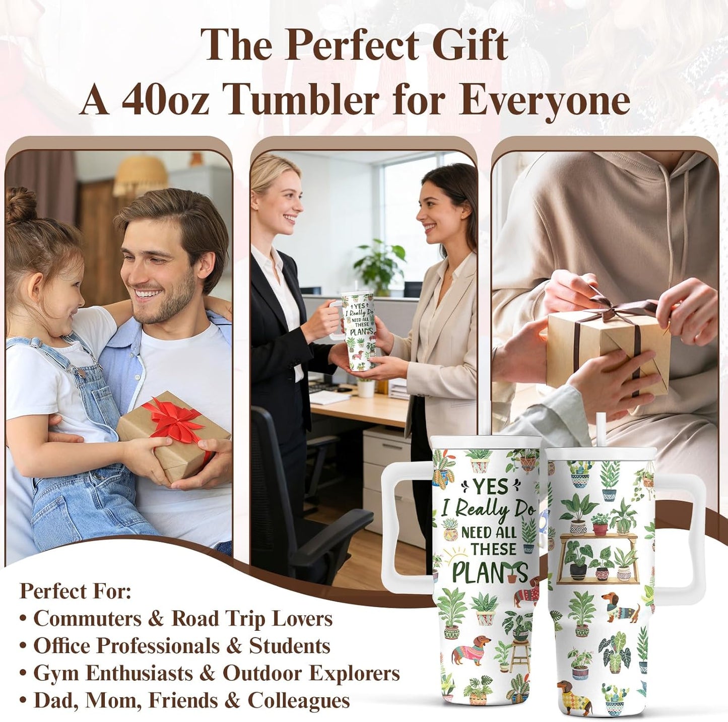 Gifts for Women Employees from Boss - Difference Maker Tumbler 40oz with Handle and Straw, Female Employee Appreciation Gift, Thank You Tumbler for Women, Staff Christmas Gift