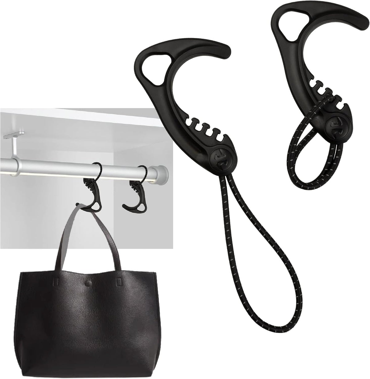 Gear Hook Orange — S Hook for Backpacks, Cars, Stollers, Purses, and Closet Storage, S Carabiner and Hero Clip Heavy Duty Alternative, S Carabiner Clip, S Hook for Quick and Easy Use