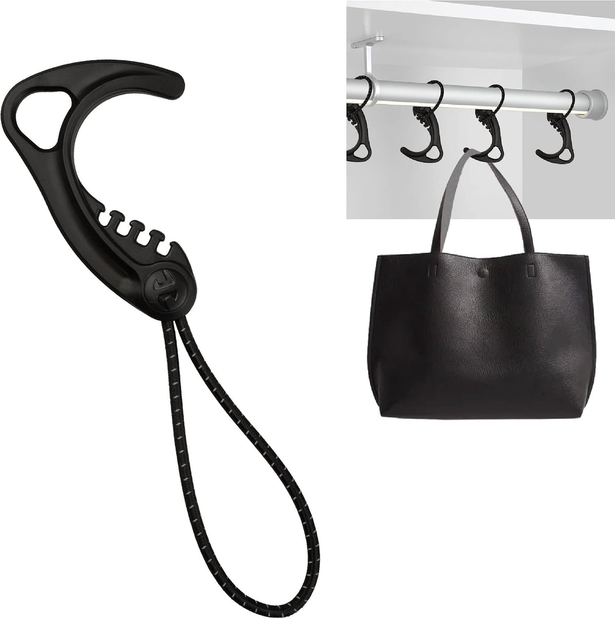 Gear Hook Orange — S Hook for Backpacks, Cars, Stollers, Purses, and Closet Storage, S Carabiner and Hero Clip Heavy Duty Alternative, S Carabiner Clip, S Hook for Quick and Easy Use