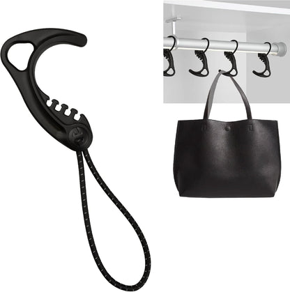 Gear Hook Orange — S Hook for Backpacks, Cars, Stollers, Purses, and Closet Storage, S Carabiner and Hero Clip Heavy Duty Alternative, S Carabiner Clip, S Hook for Quick and Easy Use