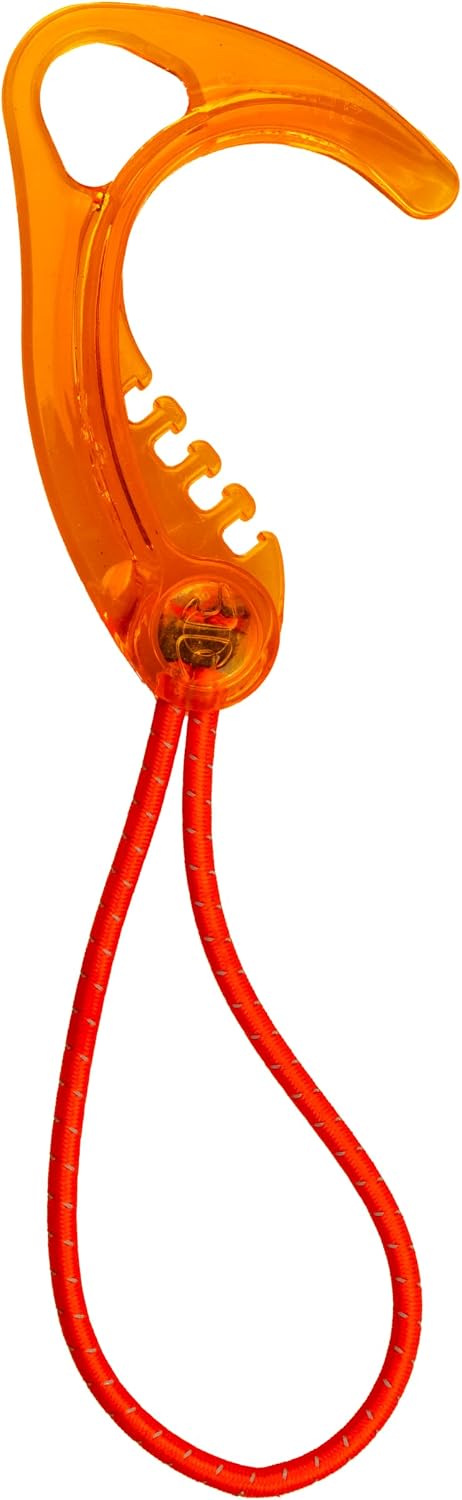 Gear Hook Orange — S Hook for Backpacks, Cars, Stollers, Purses, and Closet Storage, S Carabiner and Hero Clip Heavy Duty Alternative, S Carabiner Clip, S Hook for Quick and Easy Use