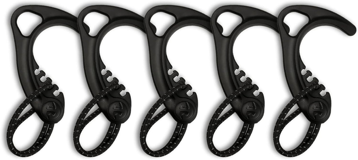 Gear Hook Orange — S Hook for Backpacks, Cars, Stollers, Purses, and Closet Storage, S Carabiner and Hero Clip Heavy Duty Alternative, S Carabiner Clip, S Hook for Quick and Easy Use