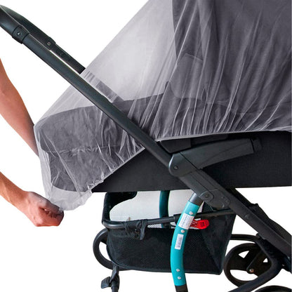 Baby Mosquito Net for Stroller Sun Shade, 2-in-1 Stroller Cover – Black