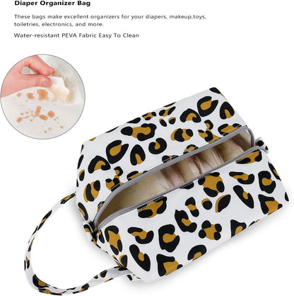 Wet Dry Bag 3PCS Diaper Organizer Bag Nappy Pouch Water- resistan Diaper Pod for Diaper Bag,Gym Bag,Travel Bag