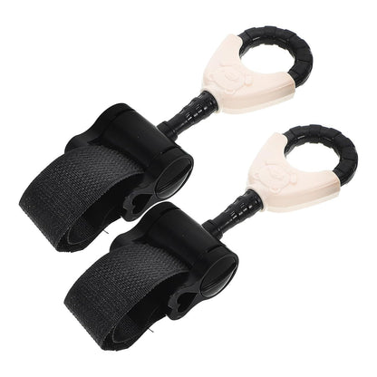 2pcs Multipurpose Stroller Hanging Hook Grocery Bag Holder