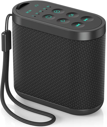 Portable White Noise Sound Machine for Adults, Baby - Brown/Pink/White Noise Machine：Rechargeable Battery, Headphone Jack, 21 Sounds, Nonstop Play & Sleep Timer, Memory Function, Home, Office,Travel