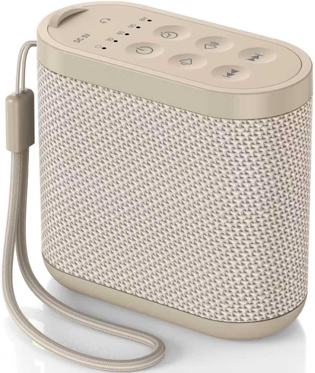 Portable White Noise Sound Machine for Adults, Baby - Brown/Pink/White Noise Machine：Rechargeable Battery, Headphone Jack, 21 Sounds, Nonstop Play & Sleep Timer, Memory Function, Home, Office,Travel