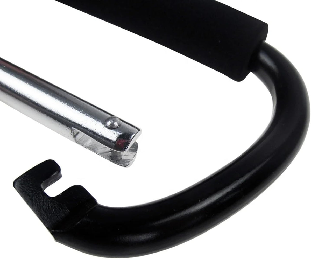 Stroller Hooks 6.7", XL Carabiner Heavy Duty Aluminum, 2 Pack for Shopping Bags, Luggage, Diaper Bags, Purses, Dog Leash, Camping, Garage, Large Carabiner, Tie Downs