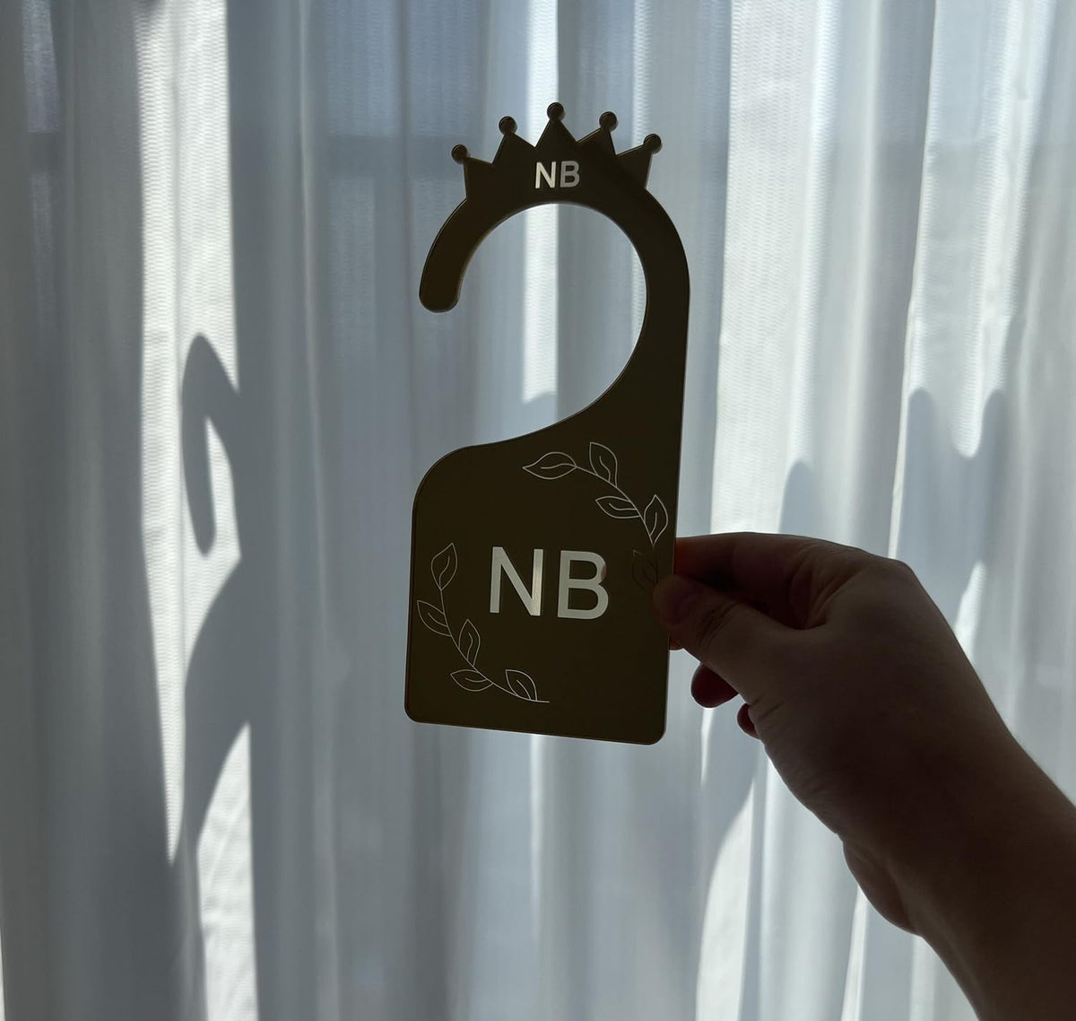 Baby Closet Dividers,Set of 7 Acrylic Mirror Baby Clothes Organizers for Wardrobe Closet Home Nursery from Newborn to 24 Months (Gold Mirror, Model 1)