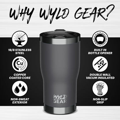 Wyld Tumbler (Maroon, 30oz)