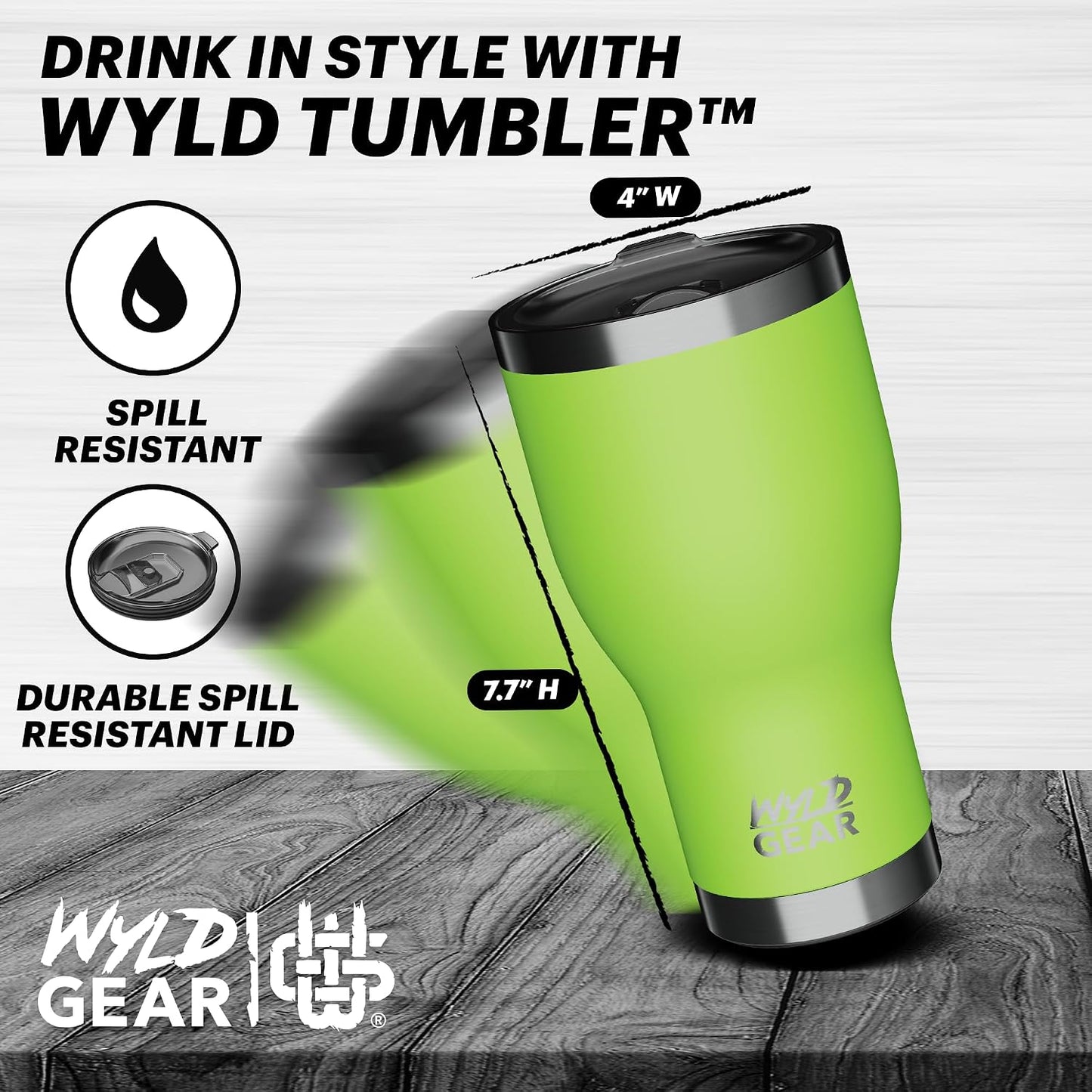 Wyld Tumbler (Maroon, 30oz)