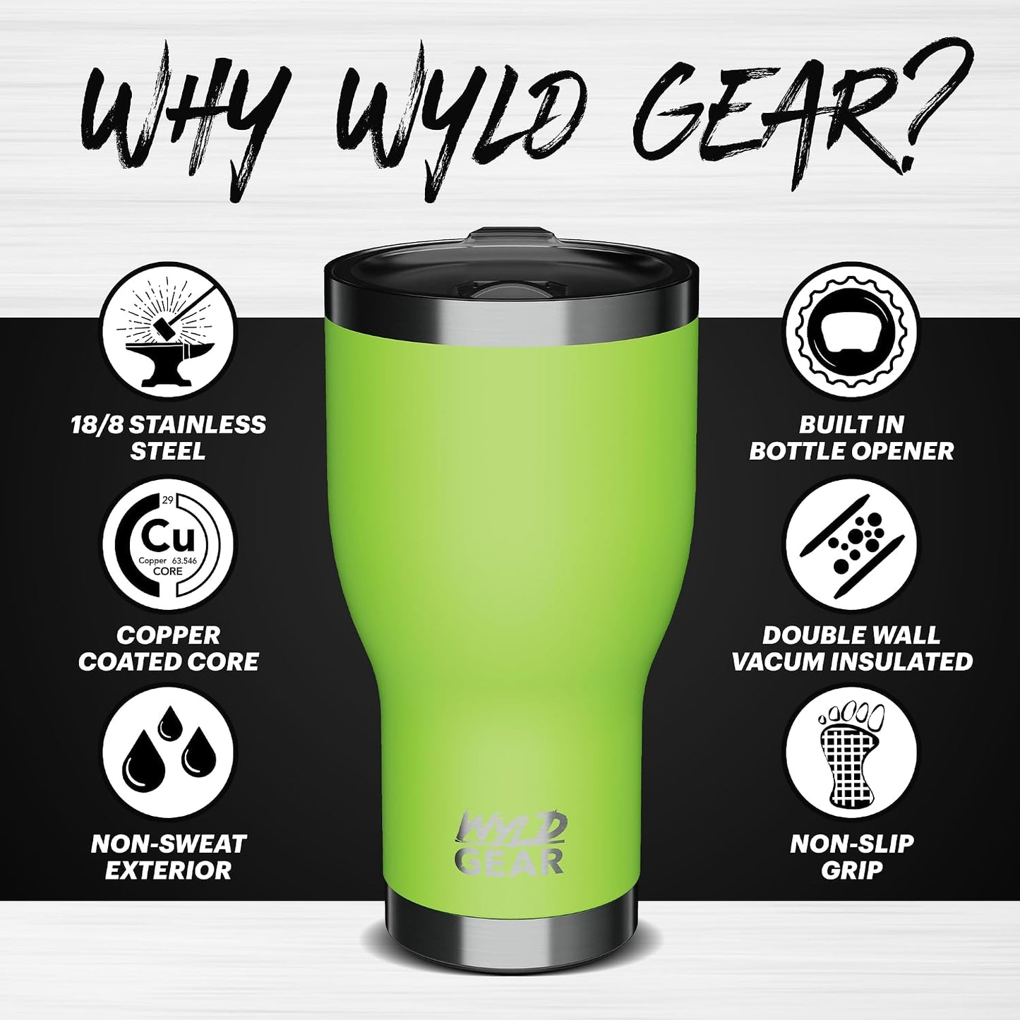 Wyld Tumbler (Maroon, 30oz)