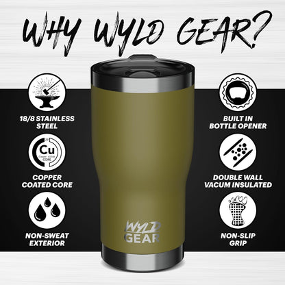 Wyld Tumbler (Maroon, 30oz)