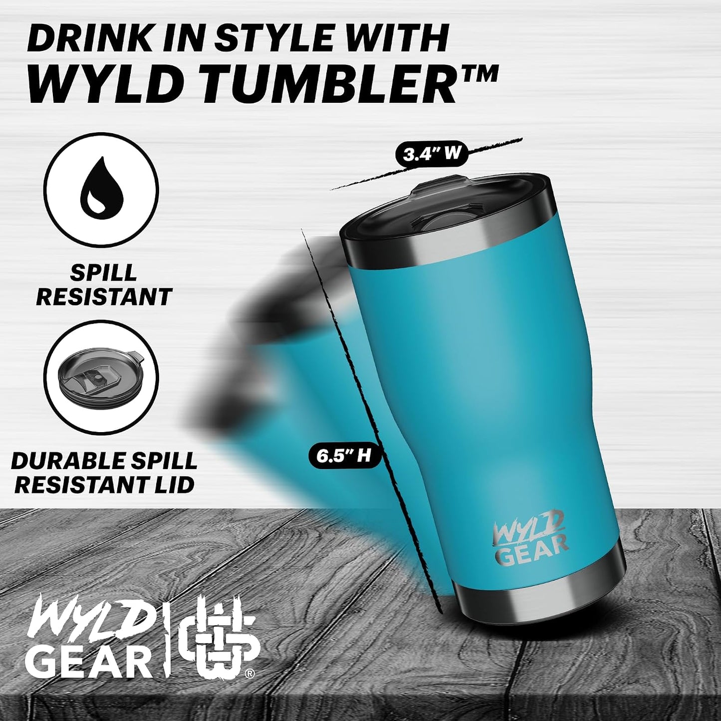 Wyld Tumbler (Maroon, 30oz)