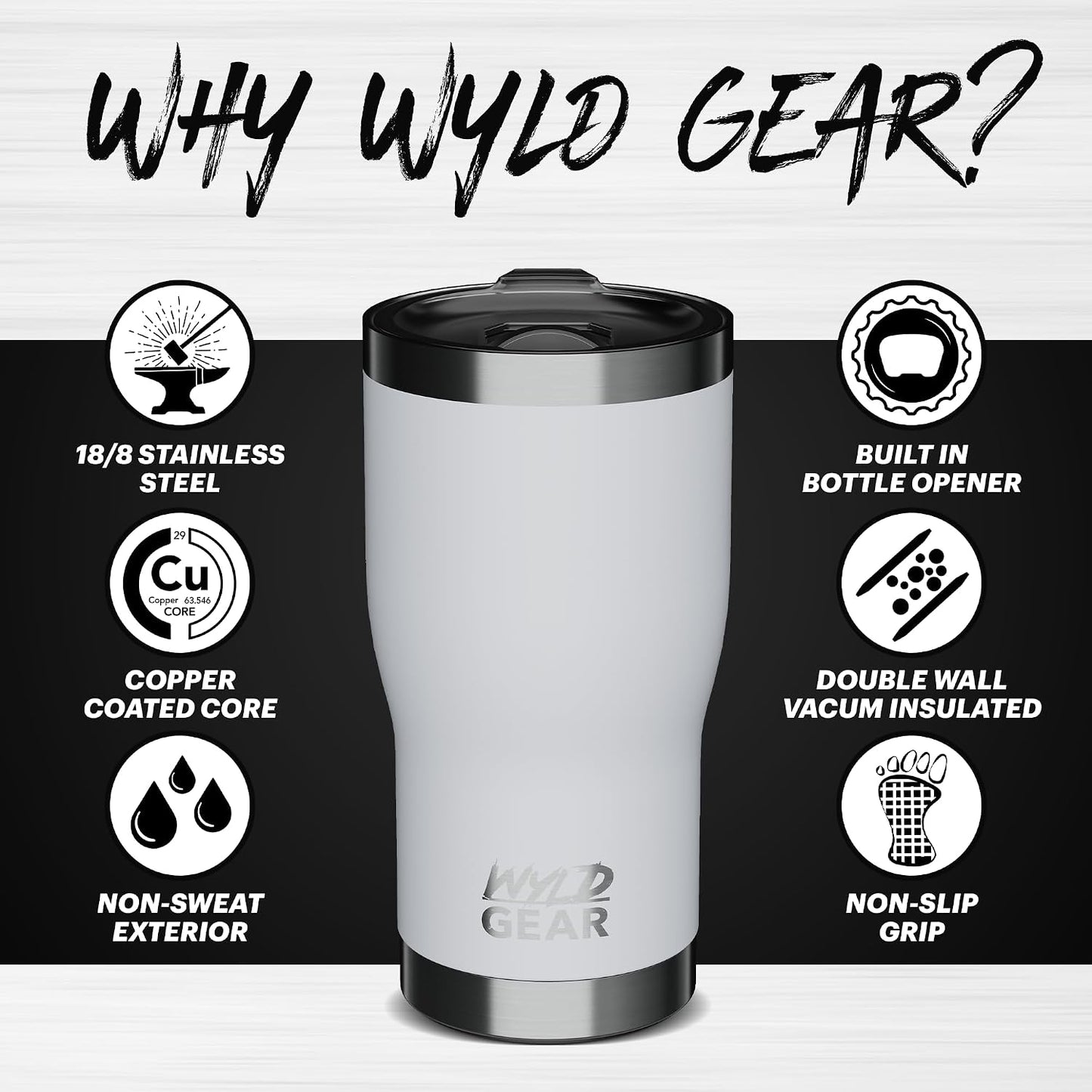 Wyld Tumbler (Maroon, 30oz)