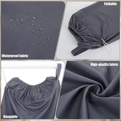 2 Pack Reusable Cloth Diaper Pail Liner Bags Hangable with Strap