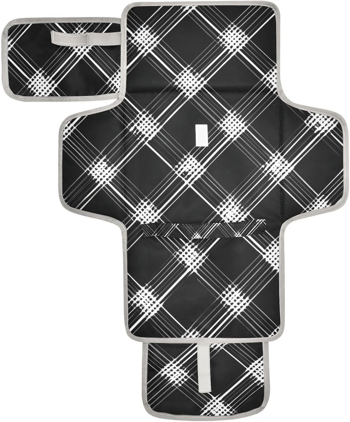 Portable Diaper Changing Pad Waterproof Foldable Travel Changing Mat with Built-in Pillow for Newborn Girls Boys Toddlers Moms Dads Parents Cherry Blossom - Colors A