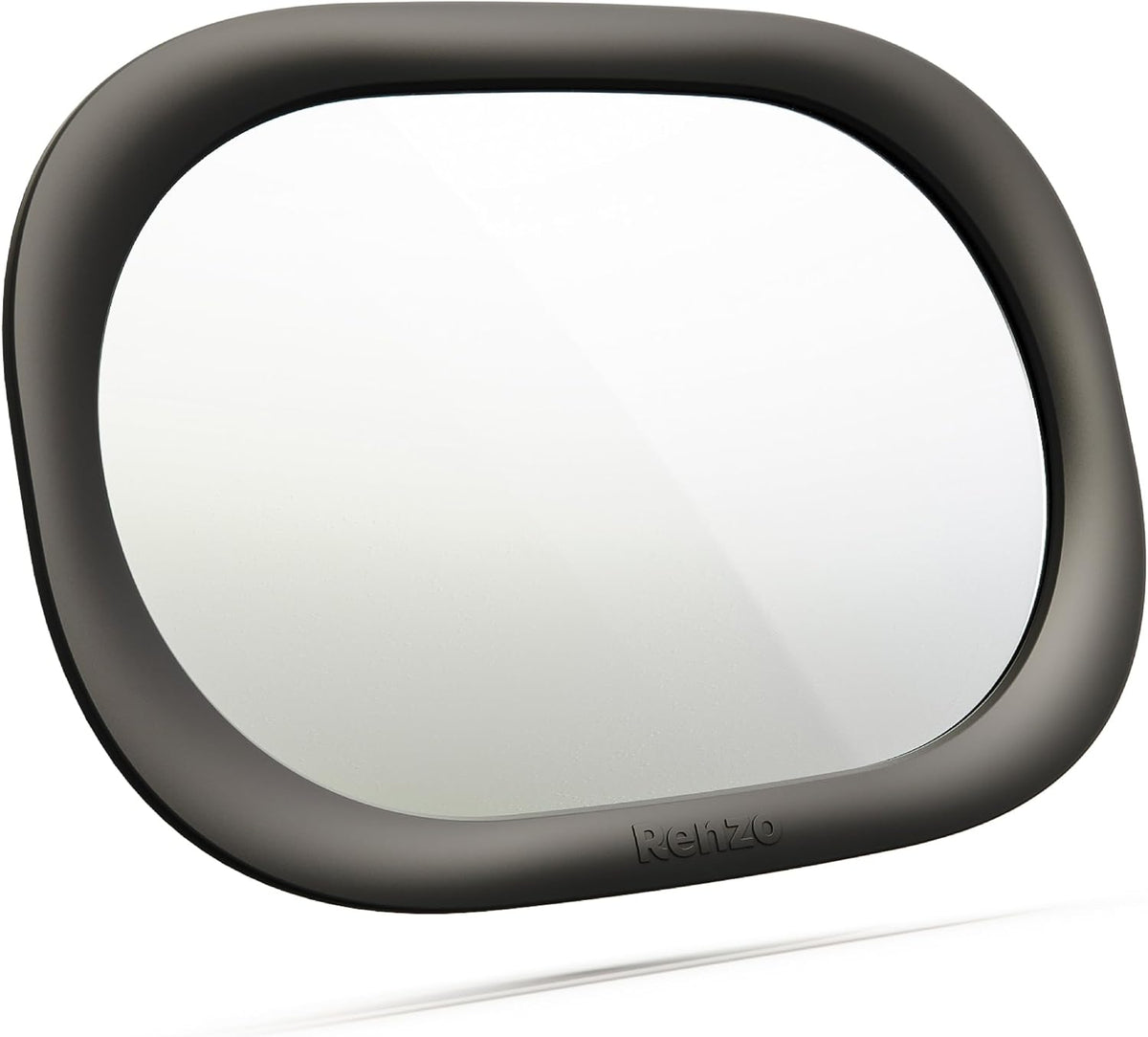 Baby Car Mirror - Rear Facing Car Seat Mirror for Infants - Extra Large, Shatter-Resistant, 360° Adjustable, Tool-Free Installation - Fits Most Cars, SUVs & Trucks (Almond Cream)