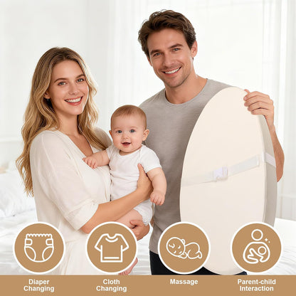 Baby Changing Pad for Dresser with Safety Belt