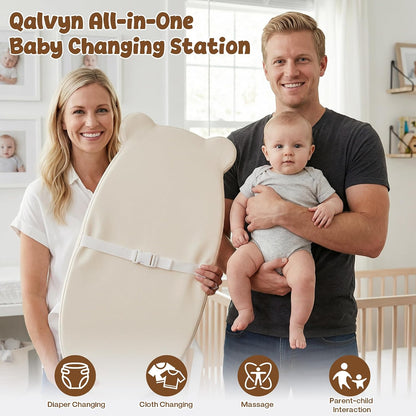 Baby Changing Pad for Dresser with Safety Belt