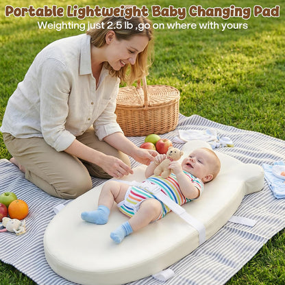 Baby Changing Pad for Dresser with Safety Belt