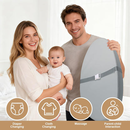 Baby Changing Pad for Dresser with Safety Belt
