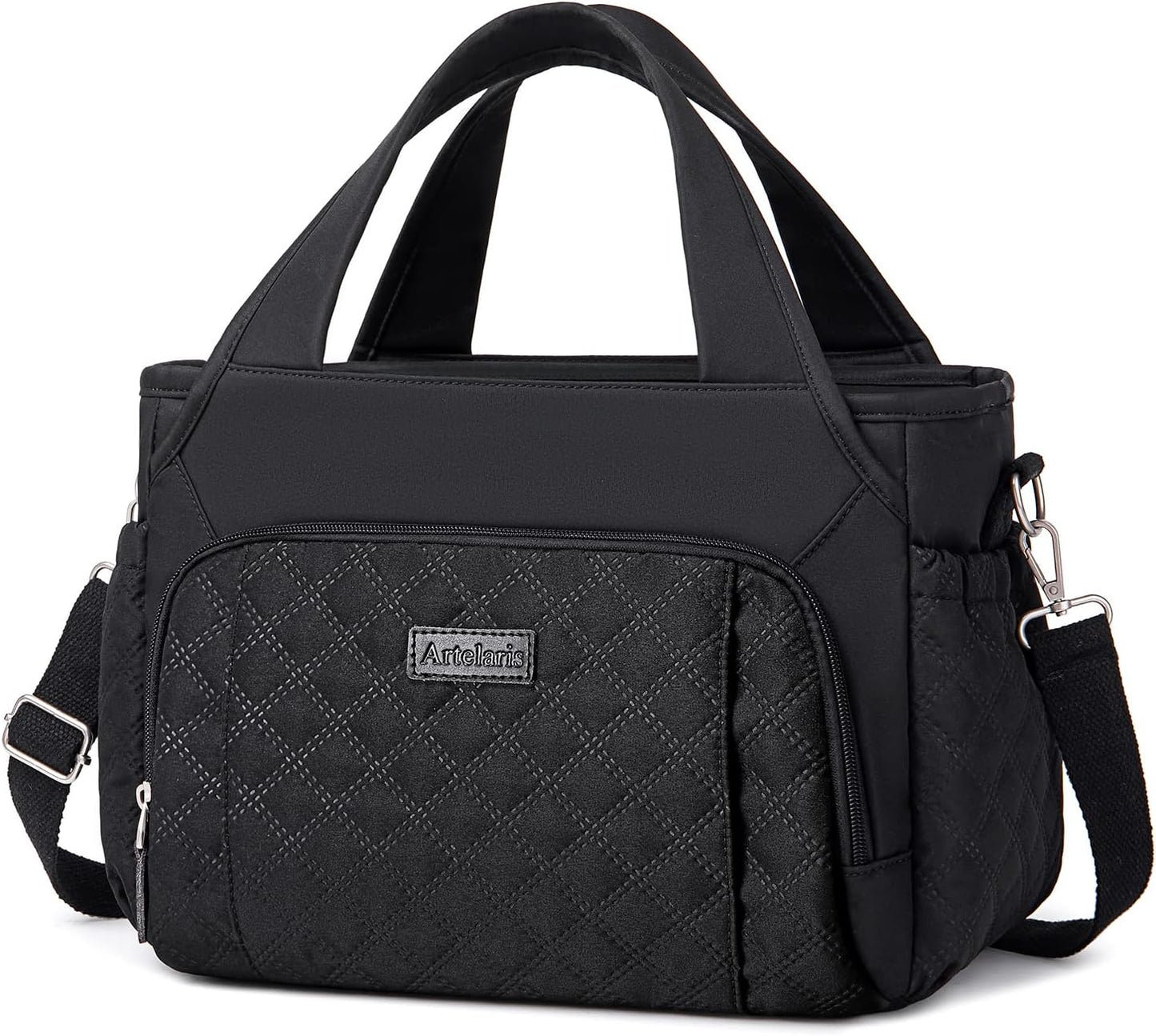 Insulated Lunch Bag for Women,Leak-Proof Cooler Lunch Box, Cooling Tote for Adult,with 7 Pockets,Adjustable Strap(15 Liters)