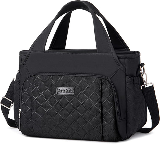 Insulated Lunch Bag for Women,Leak-Proof Cooler Lunch Box, Cooling Tote for Adult,with 7 Pockets,Adjustable Strap(15 Liters)