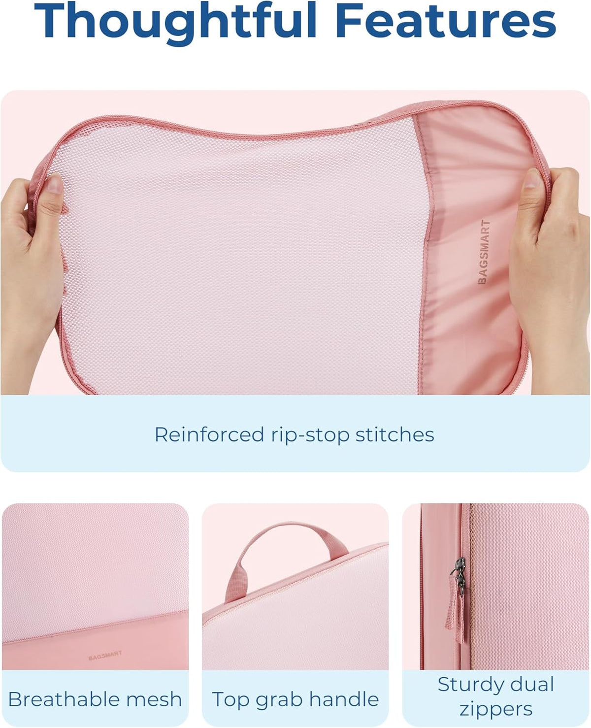 Hanging Compression Packing Cubes 6 Set Cruise Travel Essentials
