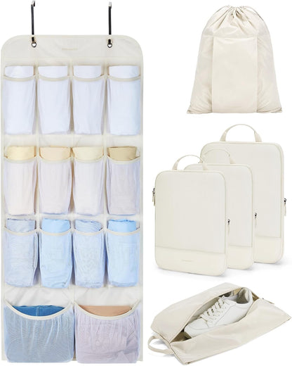 Hanging Compression Packing Cubes 6 Set Cruise Travel Essentials