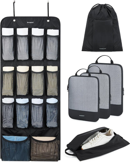 Hanging Compression Packing Cubes 6 Set Cruise Travel Essentials