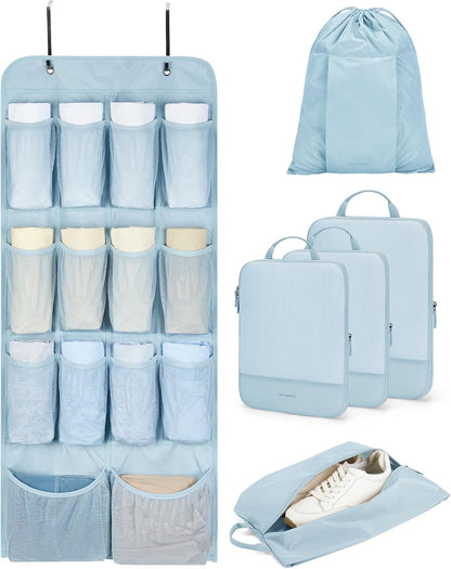 Hanging Compression Packing Cubes 6 Set Cruise Travel Essentials
