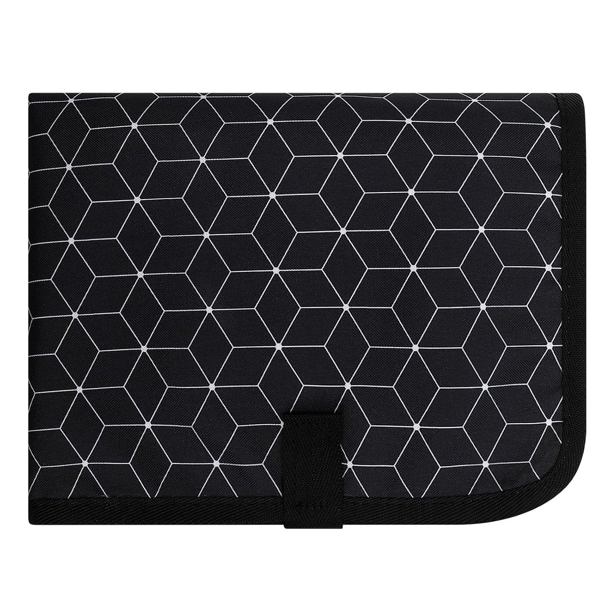Portable Diaper Changing Pad, Waterproof Baby Changing Mat, Foldable Portable Travel Changing Pads for Baby, Black