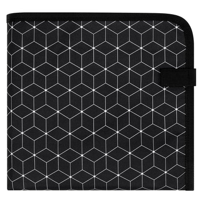 Portable Diaper Changing Pad, Waterproof Baby Changing Mat, Foldable Portable Travel Changing Pads for Baby, Black