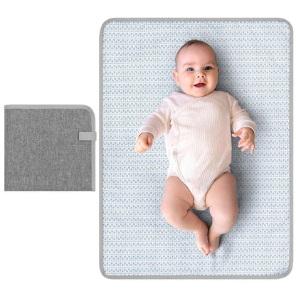 Portable Diaper Changing Pad, Waterproof Baby Changing Mat, Foldable Portable Travel Changing Pads for Baby, Black