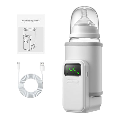 Portable Bottle Warmer,6 Temperature Settings,5000 mAh Battery