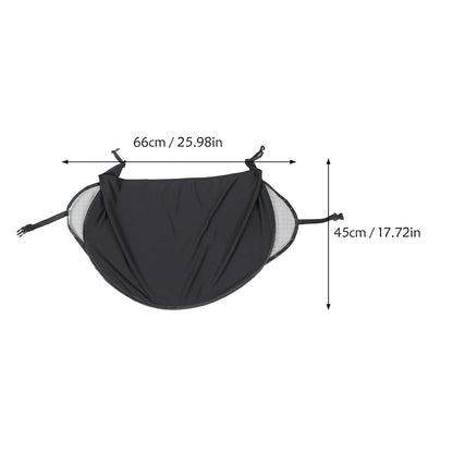 Stroller Sun Shade Universal UV Canopy Extension Mesh Visor Black