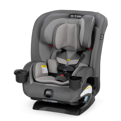 EverSlim 4-in-1 Convertible Car Seat, SecureTech Chest Clip, Ultra-Slim, 4-Mode Infant to Booster, Baby Car Seat, 5-100 lbs, Memory Foam, Office Space