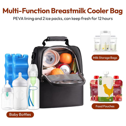 Breastmilk Cooler Bag (Stripe)